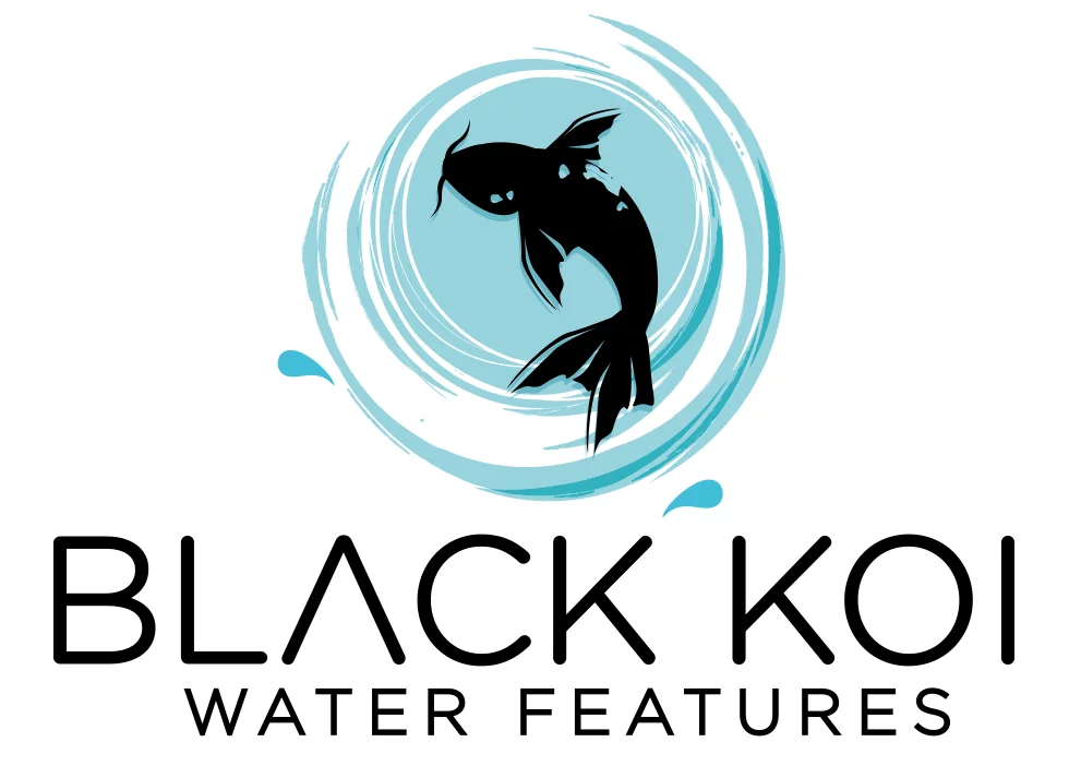 Black Koi Water Features Main Logo